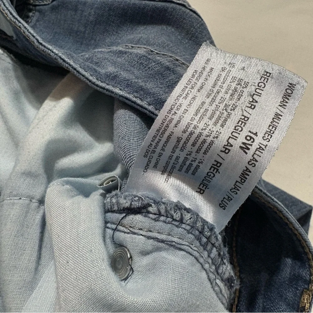 Vintage America Light Blue Straight Leg Jeans - Picture 5 of 5